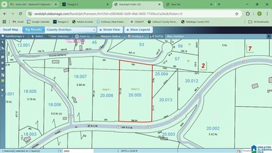 Lake Wedowee / RL Harris Reservoir Acreage For Sale in Wedowee Alabama