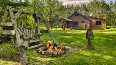 River Front Cabin on 67 Acres Jackson County WI - Lake Home For Sale in Black River Falls, Wisconsin