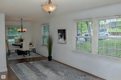 This solid brick home blends traditional craftsmanship and is a