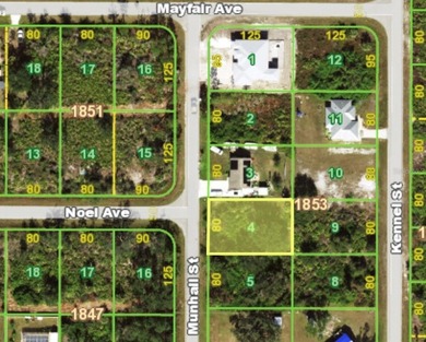 Port Charlotte Waterway Area Lot For Sale in Port Charlotte Florida