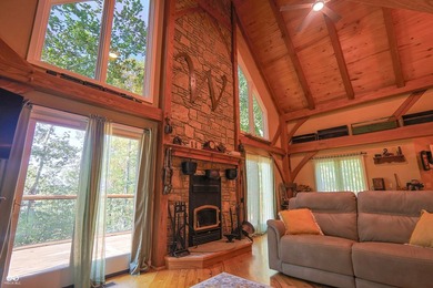 Custom red oak timber-frame home with Lake Monroe views, located - photo 14
