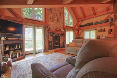 Custom red oak timber-frame home with Lake Monroe views, located - photo 15
