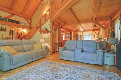 Custom red oak timber-frame home with Lake Monroe views, located - photo 16