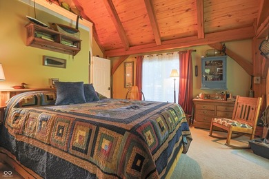 Custom red oak timber-frame home with Lake Monroe views, located - photo 32