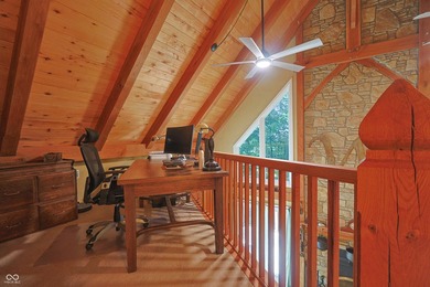 Custom red oak timber-frame home with Lake Monroe views, located - photo 36