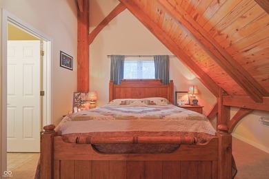 Custom red oak timber-frame home with Lake Monroe views, located - photo 39