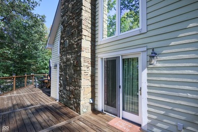 Custom red oak timber-frame home with Lake Monroe views, located - photo 51