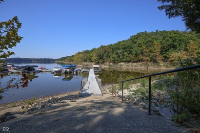 Custom red oak timber-frame home with Lake Monroe views, located - photo 60