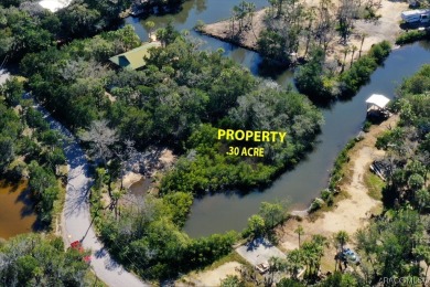 Saint Martins River Lot For Sale in Crystal River Florida