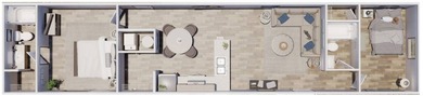 This BRAND NEW 2-bedroom 2-bathroom mobile home offers comfort - photo 8