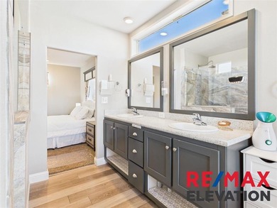 Set on 35.5 acres, this property features two modern homes, a