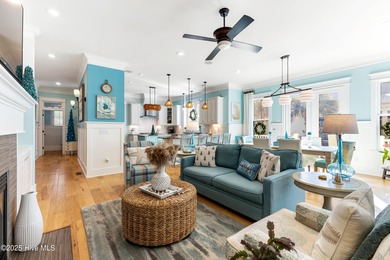 A showcase of refined coastal craftsmanship, this custom-built