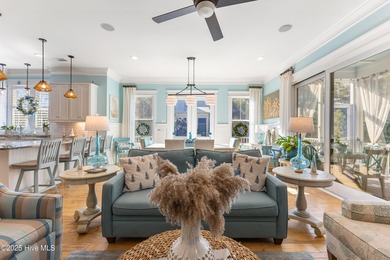 A showcase of refined coastal craftsmanship, this custom-built