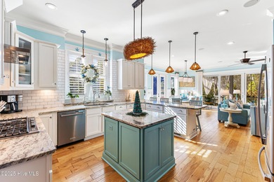 A showcase of refined coastal craftsmanship, this custom-built