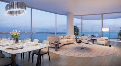 This brand-new 5-bedroom, 6.5-bath bayfront residence at UNA