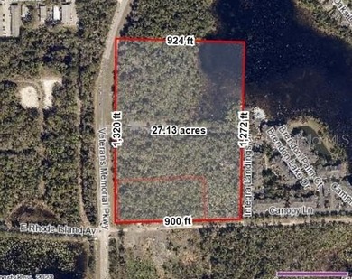 (private lake, pond, creek) Acreage Sale Pending in Orange City Florida