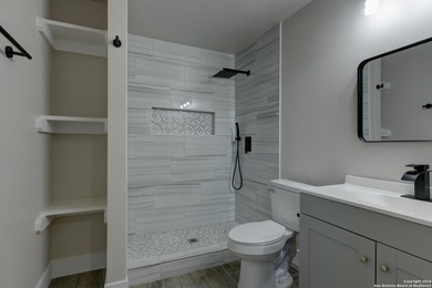 Morning light greets the front porch, setting the tone for a