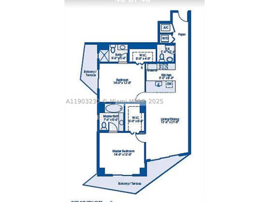 CORNER unit, large 1,212 sq ft, 2 beds / 2.5 baths, tastefully - photo 17