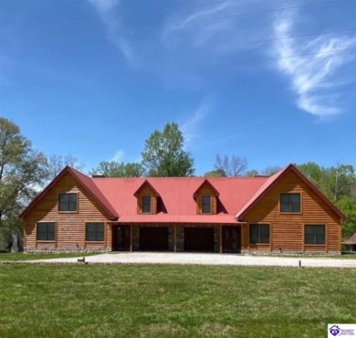 One Of A Kind Log Home - Lake Home For Sale in Lucas, Kentucky