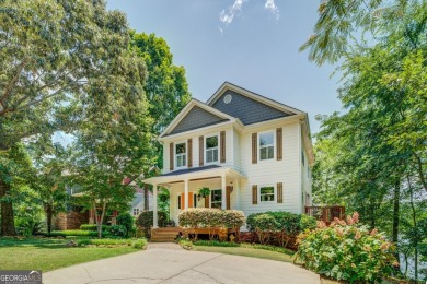 CUSTOM Craftsman Home & Carriage House on Jackson Lake - Deeded - Lake Home For Sale in Monticello, Georgia