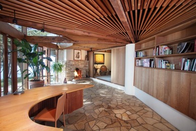 This oceanside sanctuary is set on a private forested promontory - photo 16