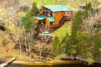 Gorgeous Lakefront Log Cabin on Beautiful Lake Malone! - Lake Home For Sale in Lewisburg, Kentucky
