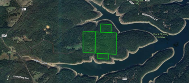 Acreage on Bull Shoals Lake with Log Cabin and lots of privacy. - Lake Acreage For Sale in Yellville, Arkansas