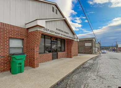 Commercial building in the heart of town. This all-brick