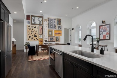 Perched above downtown, Unit 700 at The Alston is an impressive