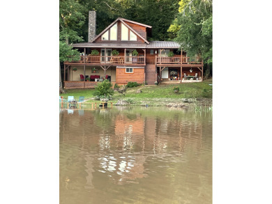 Lakefront Custom Log home - Lake Home For Sale in Elkhart, Texas