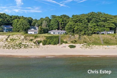 Exceptional 193 feet of Lake Michigan frontage on a scenic low - photo 2