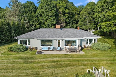 Exceptional 193 feet of Lake Michigan frontage on a scenic low - photo 3