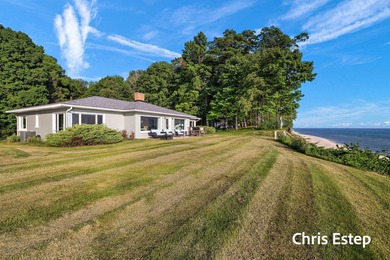 Exceptional 193 feet of Lake Michigan frontage on a scenic low - photo 5