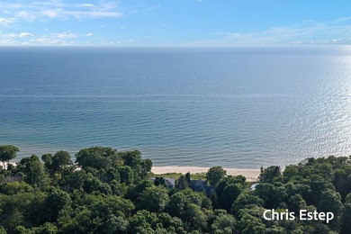 Exceptional 193 feet of Lake Michigan frontage on a scenic low - photo 10