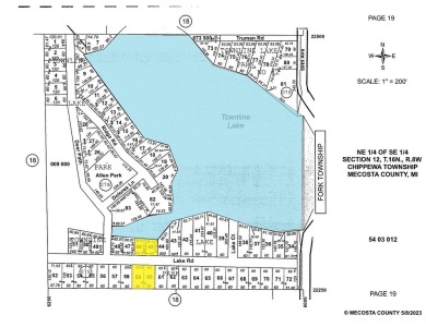 (private lake, pond, creek) Lot For Sale in Barryton Michigan