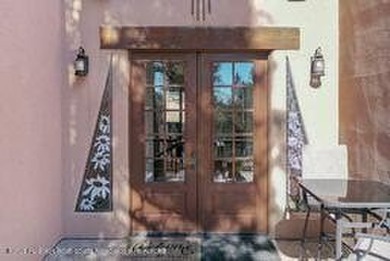 Southwest elegance meets resort living in this Santa Fe style