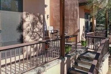 Southwest elegance meets resort living in this Santa Fe style