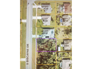 Northport Waterway Lakes and Canals Lot For Sale in North Port Florida
