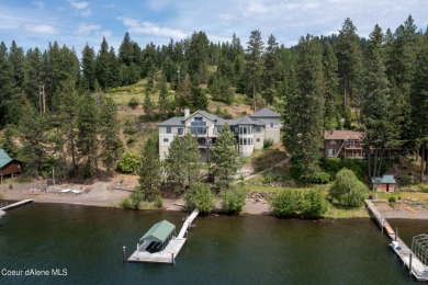 Beautiful custom 6,074 SF home located on Lake Coeur d'Alene in - Lake Home For Sale in Harrison, Idaho
