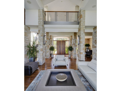 Gated Entry...Winding road in...Mature Landscaping hugging the - photo 4