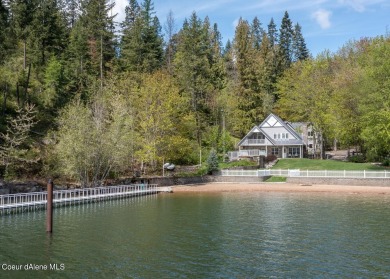 Lake Coeur d'Alene, Twin Beaches,  280' frontage and natural - Lake Home For Sale in Coeur d Alene, Idaho