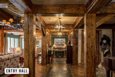 Quintessential log & stone Creekside Lodge estate. Near the base - photo 4