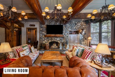 Quintessential log & stone Creekside Lodge estate. Near the base - photo 6