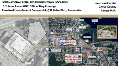 Lake Spivey Commercial For Sale in Inverness Florida