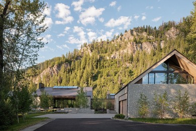 River Lodge, a new riverfront estate set on 2.1 acres along the - photo 1