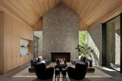 River Lodge, a new riverfront estate set on 2.1 acres along the - photo 6