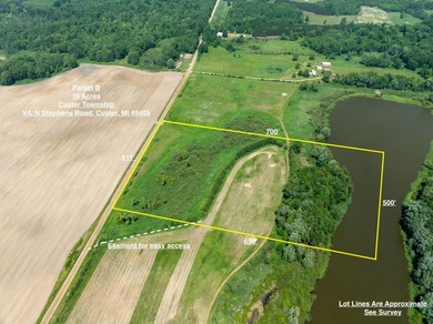 (private lake, pond, creek) Acreage For Sale in Custer Michigan