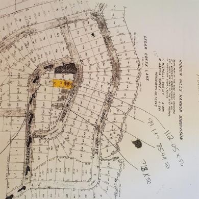 Lake Lot For Sale in Mabank, Texas