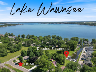 LAKE WAWASEE DEEDED EASEMENT SOLD - Lake Home SOLD! in Syracuse, Indiana