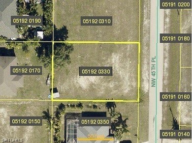Cape Coral Area Lot For Sale in Cape Coral Florida
